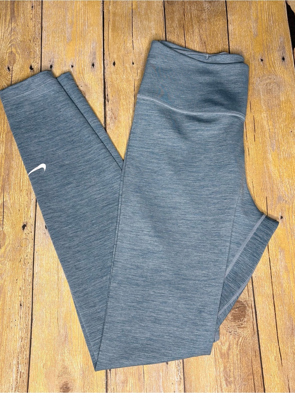 Nike Heather Slate Blue Leggings